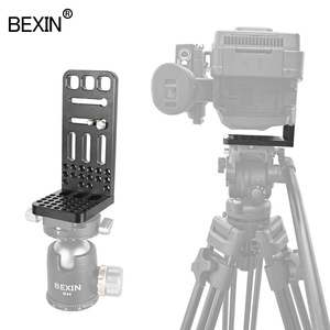 แผ่นยึดกล้องแบบปลดเร็ว BEXIN ทำจากอลูมิเนียมอัลลอยด์ สำหรับขาตั้งกล้อง ใช้กับกล้อง DSLR สำหรับถ่ายวิดีโอและถ่ายภาพแนวตั้ง - Product Image 1