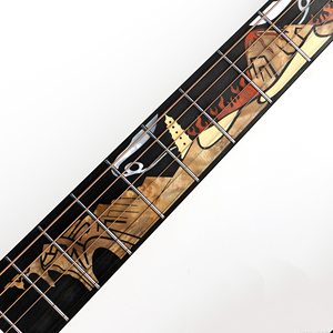 Guitarra Acústica Folk de Alta Gama Sevillana 1906, Diseño Único, Fabricada a Mano, 41 Pulgadas, Totalmente de Madera Maciza con Mástil de Palisandro - Product Image 3