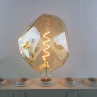Ampoule LED SMD Edison classique, forme de pierre, filament rétro, 4W, dimmable, lumière ambrée vintage, 220/240V, E27, résidentielle