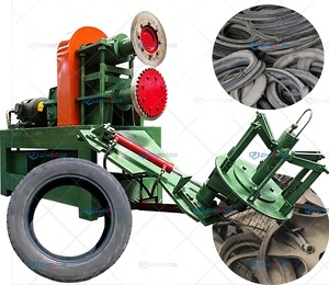 เครื่องรีไซเคิลยางรถยนต์อัตโนมัติพร้อมมอเตอร์และเครื่องยนต์  กำลังการผลิตสูงสำหรับตัดและบดยาง - Product Image 4