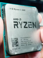 Processeur de bureau AMD Ryzen 5 2600 d'occasion, 6 cœurs, 12 threads, socket AM4, puce démontée de seconde main