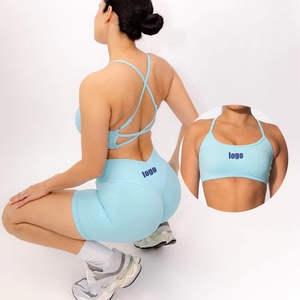 Completo Sportivo Senza Cuciture in 22 Colori, <span class=keywords><strong>Push</strong></span>-<span class=keywords><strong>Up</strong></span>, per Fitness e Yoga, Abbigliamento Sportivo da Donna - Product Image 1