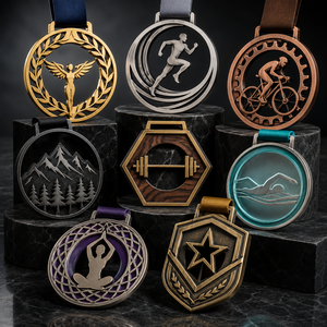 Trending Custom Die Cast Medal Sports Souvenir Award With Ribbon For Running Campaigns Marathons And Outdoor Activities - Product Image 1