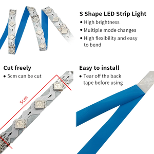 Schnelle Programmierung von Mobiltelefonen Smart RGB LED-Licht leiste zur Herstellung von 3D-Leucht zeichen - Product Image 6
