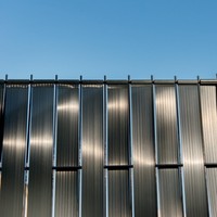 RAL7016 lamelles de confidentialité en PVC 4.6CMX50M ruban de revêtement de clôture pour cour pelouse sécurité chantiers de construction clôtures routières