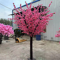 Arbre de cerisier artificiel haut de gamme personnalisé pour intérieur/extérieur, idéal pour hôtels, centres commerciaux, mariages, Noël et remises de diplômes