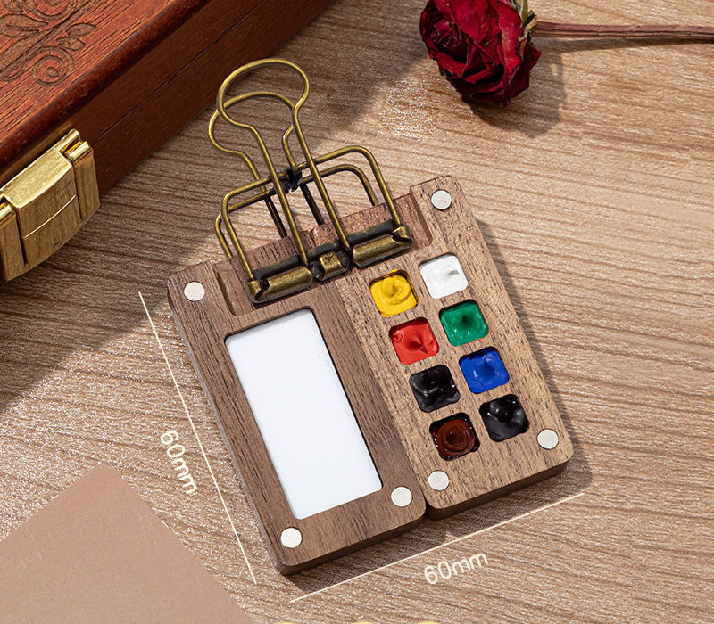 Palette en bois - 8 couleurs