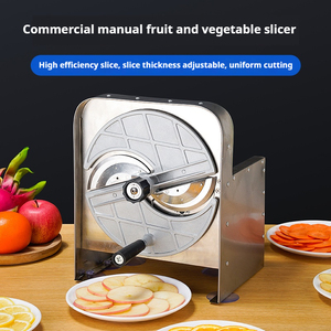 Trancheuse manuelle commerciale et domestique pour bananes, fruits et légumes, coupe-pommes de terre et oignons - Product Image 5