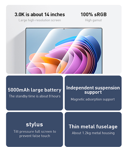 2 in 1 Surface Pro 11 Window s Tablet Pc 3K FHD Gaming <strong>Laptops</strong> Brand New Computer 13.9" Metal Body 16+128SSD Tablets <strong>Mini</strong> <strong>Laptop</strong> - Product Image 6