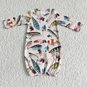 Robe de nuit pour nouveau-né, motif vache et fleur, manches courtes, vêtements pour fille et garçon - Product Image 4