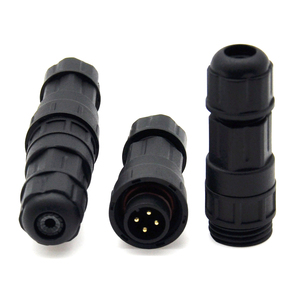 Connecteur étanche DREAM M12 à 2 broches en nylon, type à souder mâle-femelle pour câble, pour bandes LED IP68 - Product Image 2