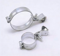 Collier de serrage robuste galvanisé pour suspension de tuyaux et installation de conduites à haute charge