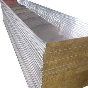 Panneaux sandwich durables en <span class=keywords><strong>polystyrène</strong></span> avec revêtement en acier galvanisé, polyuréthane/PIR/<span class=keywords><strong>laine</strong></span> <span class=keywords><strong>de</strong></span> <span class=keywords><strong>roche</strong></span>/<span class=keywords><strong>laine</strong></span> <span class=keywords><strong>de</strong></span> verre - Product Image 2
