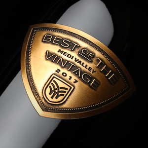 Etiqueta Adhesiva Personalizada <span class=keywords><strong>de</strong></span> Aluminio Metálico con Impresión en Relieve para Botellas <span class=keywords><strong>de</strong></span> Vino Tinto, Tequila, Bebidas, Marca Propia, Bebidas Energéticas y Cervezas - Product Image 2