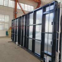 Installation facile, conteneurs de stockage mobiles pliables préfabriqués en acier de 20 pieds et 40 pieds, en kit