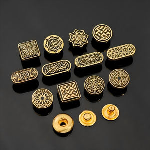 โรงงานผลิตกระดุม APEX รับผลิตแบบ OEM ODM กระดุมโลหะผสมสังกะสีทรงกลม ทรงเหลี่ยม แบบกด สำหรับเสื้อผ้า พร้อมบริ<span class=keywords><strong>การ</strong></span>สกรีนโลโก้ ลวดลาย และแบรนด์ตามสั่ง - Product Image 1