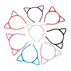 Custom Halloween Meisje Vrouwen Feestartikelen Schattige Haarband Bedraad Kant Harige Kat <span class=keywords><strong>Kitty</strong></span> Oren Hoofdband - Product Image 1