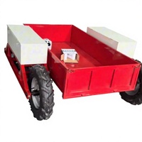 Nouveau véhicule sur chenilles personnalisé avec chenilles en caoutchouc naturel, mécanisme de levage électrique, puissance 850W*4, 48V CC, hauteur maximale 230mm, Q235, usage domestique