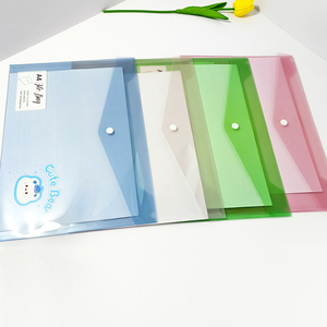 Thư Kích thước A4 kraft giấy thư mục tập tin với PP nút Chuỗi đóng cửa cho tổ chức và tài liệu lưu trữ - Product Image 3