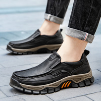 Chaussures de randonnée antidérapantes à semelle en caoutchouc massif, décontractées, grande taille, pour hommes, vente en gros d'usine