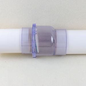 पारदर्शी <span class=keywords><strong>pvc</strong></span> चेक वाल्व 50 75 110 घरेलू गंध कीट रोकथाम इंजेक्शन मोल्ड पाइप जल निकासी स्वच्छता फ्लिप चेक अधिक - Product Image 1