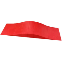 YSMLE Skate Board Park Flat Slide Grind Rail Bar Scooter Ramp Obstacles ABS Roller Skate Ramp