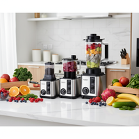 BARDEFU 6 en 1 8 en 1 SILVER CREST Blender 3L 4l 9500W Mixeur puissant, robot culinaire, machine à mélanger
