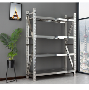 Étagères en acier inoxydable 304 étagères d'entrepôt robustes <span class=keywords><strong>sous</strong></span> la chambre de stockage au froid support de stockage réglable multicouche - Product Image 3