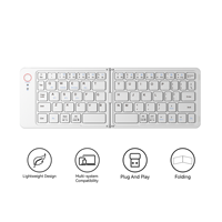 Keyboard Lipat Nirkabel Terbaru untuk Laptop Ultra Tipis, Ponsel, Penggunaan Kantor, Keyboard Mini Portabel