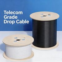Cable de Fibra Óptica para Interiores y Exteriores G657A1 de 1, 2 y 4 Núcleos, Precio de Fábrica