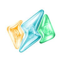 Capsules de lessive liquide écologiques 5 en 1 au parfum floral, design exclusif, pour machine à laver