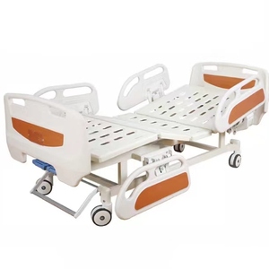 Một hàng tồn kho lớn của Giường Y Tế thủ công Ba tay quay giá rẻ và bền 3 giường bệnh viện điện - Product Image 5