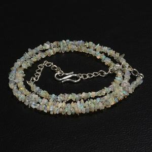 Collar de Cadena con Dije de Ópalo Etíope de Plata de Ley 925, Corte Brillante, Chapado en Oro Rosa, para Bodas, Aniversarios y Fiestas - Product Image 2