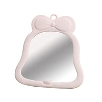 Miroir de table pliable en forme de melon, simple et mignon, finition argentée, décoration de chambre à coucher pour filles, décoration de table personnalisée, maquillage cosmétique