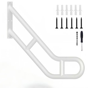 Jinsheng U-Shaped <b>Wall</b> Mounted Metal Handrail Anti Slip Safety Grab Bar For Bathroom Toilet - Product Image 1