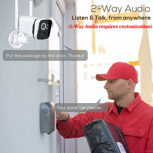 ระบบกล้องวงจรปิด Wi-Fi 4MP 4CH ชุดอุปกรณ์ NVR กล้องเฝ้าระวัง IP พลังงานแสงอาทิตย์พร้อม IP65การตรวจจับการเคลื่อนไหวในเวลากลางคืนสีเต็มรูปแบบ - Product Image 5