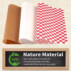 Papel de Revestimiento para Bandejas Reciclable con Logotipo Personalizado, Papel para Envolver Alimentos para Hamburguesas y Sándwiches, para Galletas y Pan - Product Image 2