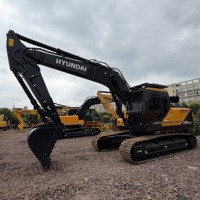 Excavator Crawler Hidrolik Bekas Asli Korea 2022 Excavator Bekas Hyundai 220LC-95 dengan Komponen Inti Gearbox, Pompa & Motor