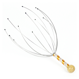 Günstiger Großhandel Mehrfarbige Kopfhautmassagegeräte Handgehaltener Kopfmassage-<span class=keywords><strong>Tingler</strong></span> für Tiefenentspannung - Product Image 3