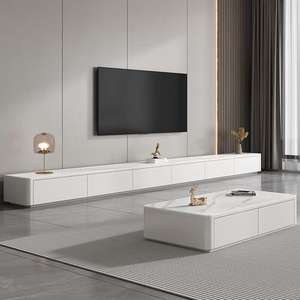 Meuble TV moderne minimaliste, meuble multifonctionnel pour le salon, le bureau, support élégant pour TV et rangement - Product Image 2