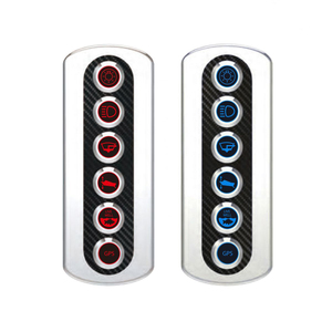 Panneau de commutation LED, disjoncteur pour bateau, caravane et voiture, 6 gangs - Product Image 1
