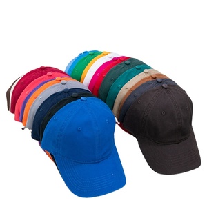 Haute qualité unisexe hommes femmes sport casquette de Baseball prêt à expédier coton lavé couleur unie papa chapeau blanc - Product Image 2