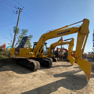 Transporte Gratuito, Retroexcavadora de Ingeniería Municipal de 16 Toneladas, Komatsu PC160LC-7, Excavadora Hidráulica de Cadenas de Segunda Mano - Product Image 5