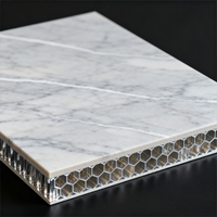 Bâtiment nid d'abeille aluminium marbre aluminium panneau nid d'abeille mur de pierre panneau composite