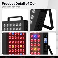 Appareil de luminothérapie rouge APTREDLIGHT ODM 460/590/660/850nm, lampe de thérapie infrarouge, panneau de luminothérapie rouge pour la santé globale