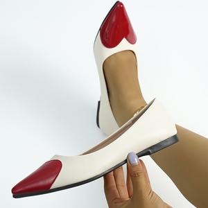 <span class=keywords><strong>Ballerine</strong></span> in stile retrò da donna <span class=keywords><strong>a</strong></span> <span class=keywords><strong>punta</strong></span> morbide Sole leggere <span class=keywords><strong>ballerine</strong></span> Slip-On chiusura estate autunno taglia grande 35-45 - Product Image 2