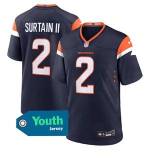 2026 كيدز يوث دنفر سيتي 10 # بو نيكس 15 # بونيتو 2 # سلطان-2 14 # قميص فريق ساتون الرياضي المطرز لكرة القدم الأمريكية - Product Image 4