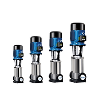 Pompe centrifuge multi-étages verticale en acier inoxydable CDL/F à fréquence variable pour circulation en pipeline à pression constante