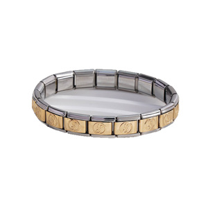 Bracelet élastique en acier inoxydable en forme de cœur, bijoux minimalistes unisexes, origine Yiwu, directement de l'usine - Product Image 5