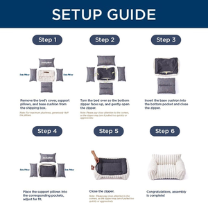 Canapé-lit pour animaux de compagnie, confortable et moelleux, pour chats et chiens d'intérieur, fond antidérapant, lavable, lit de couchage - Product Image 5